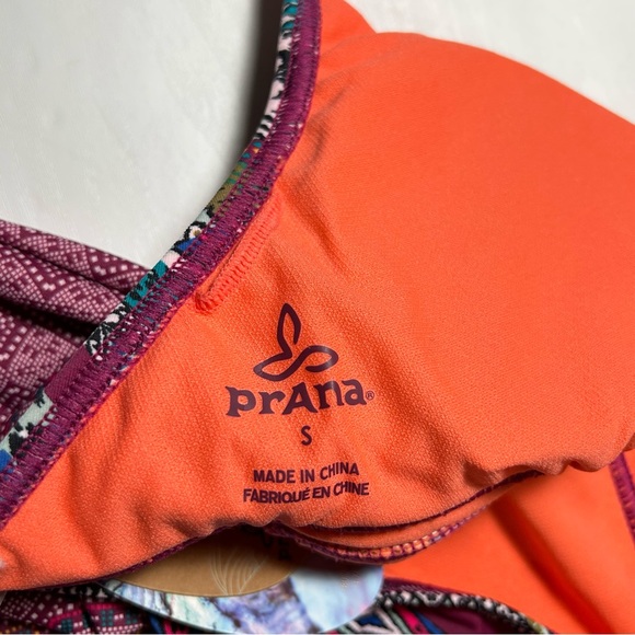 PrAna Womens Lahari One Piece Swimsuit Pomegranate Marrakesh Size Small - NWT - Picture 7 of 15